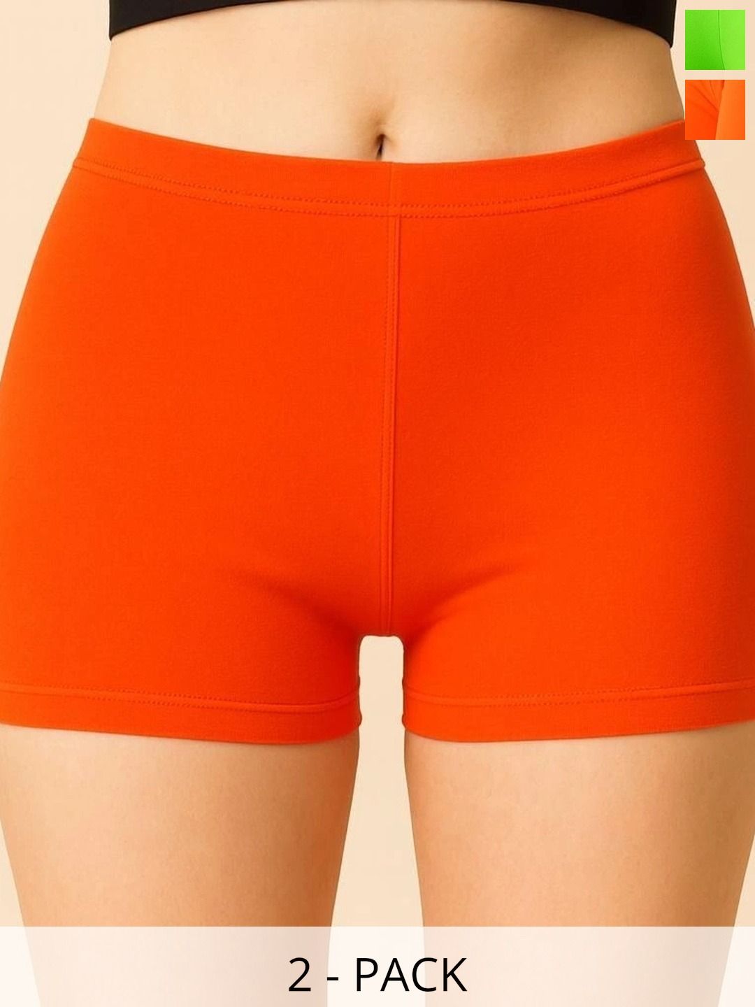 Apraa & Parma Women Pack of 2 Cotton Boy Shorts-picture-31