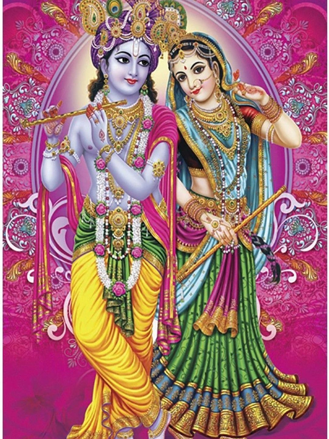 PnF Multicoloured Synthetic Wood Religious Wall Paintings-picture-15