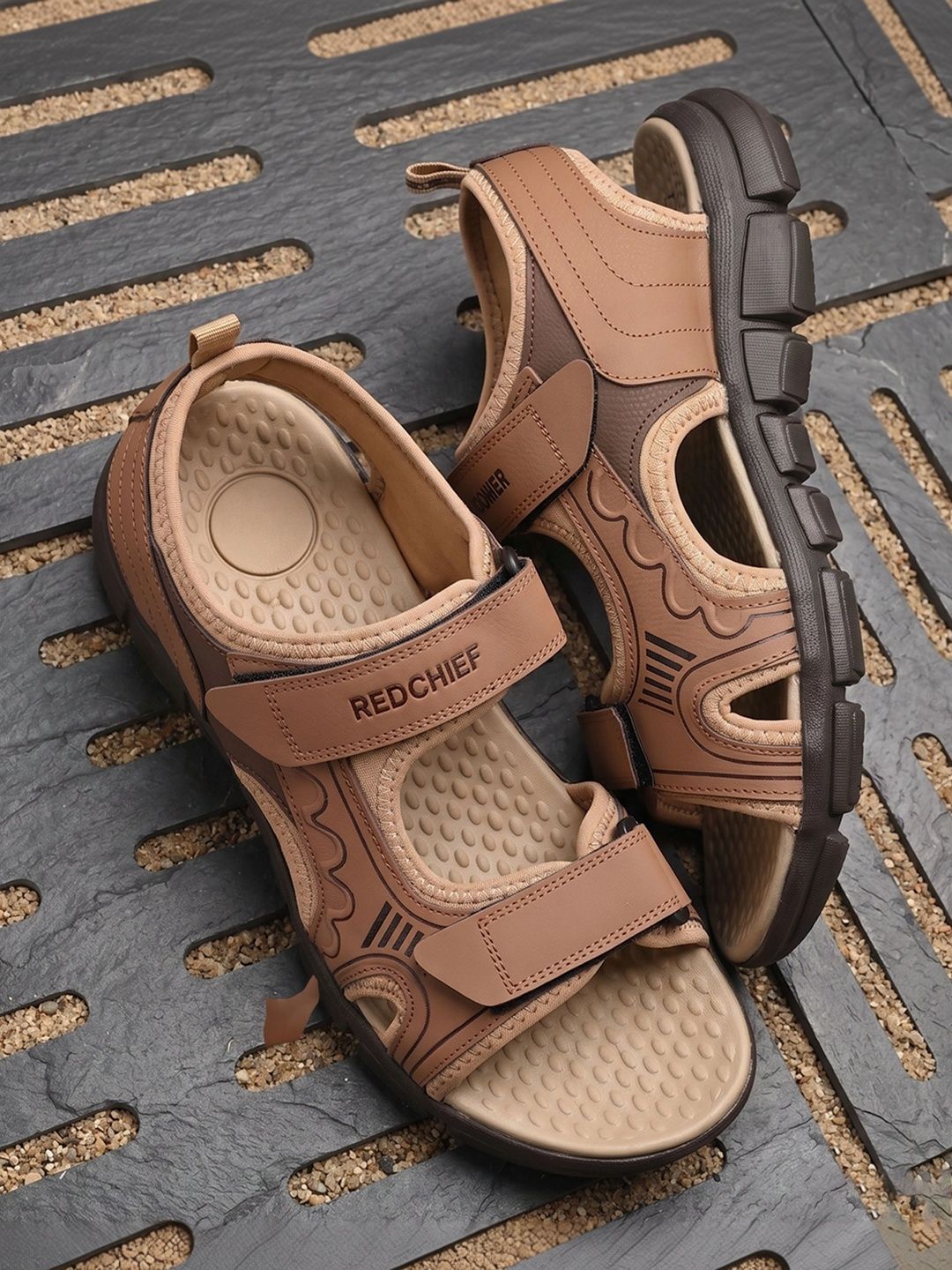 Red Chief Men PU Comfort Sandals-picture-23