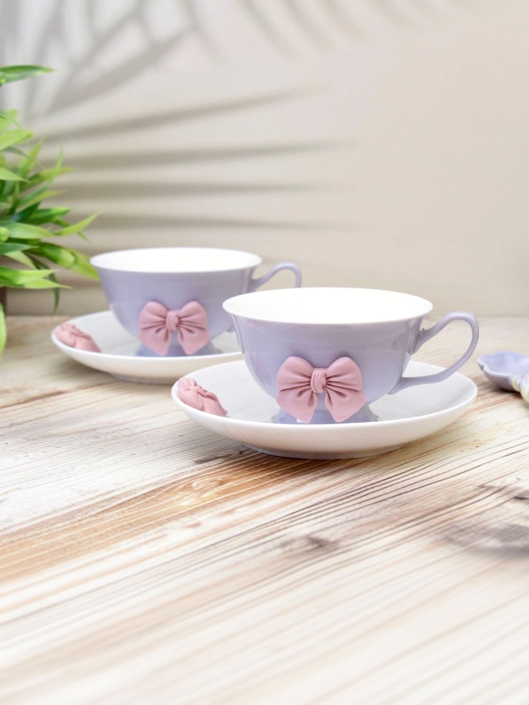 peppy little things purple solid ceramic glossy cups set of cups and mugs