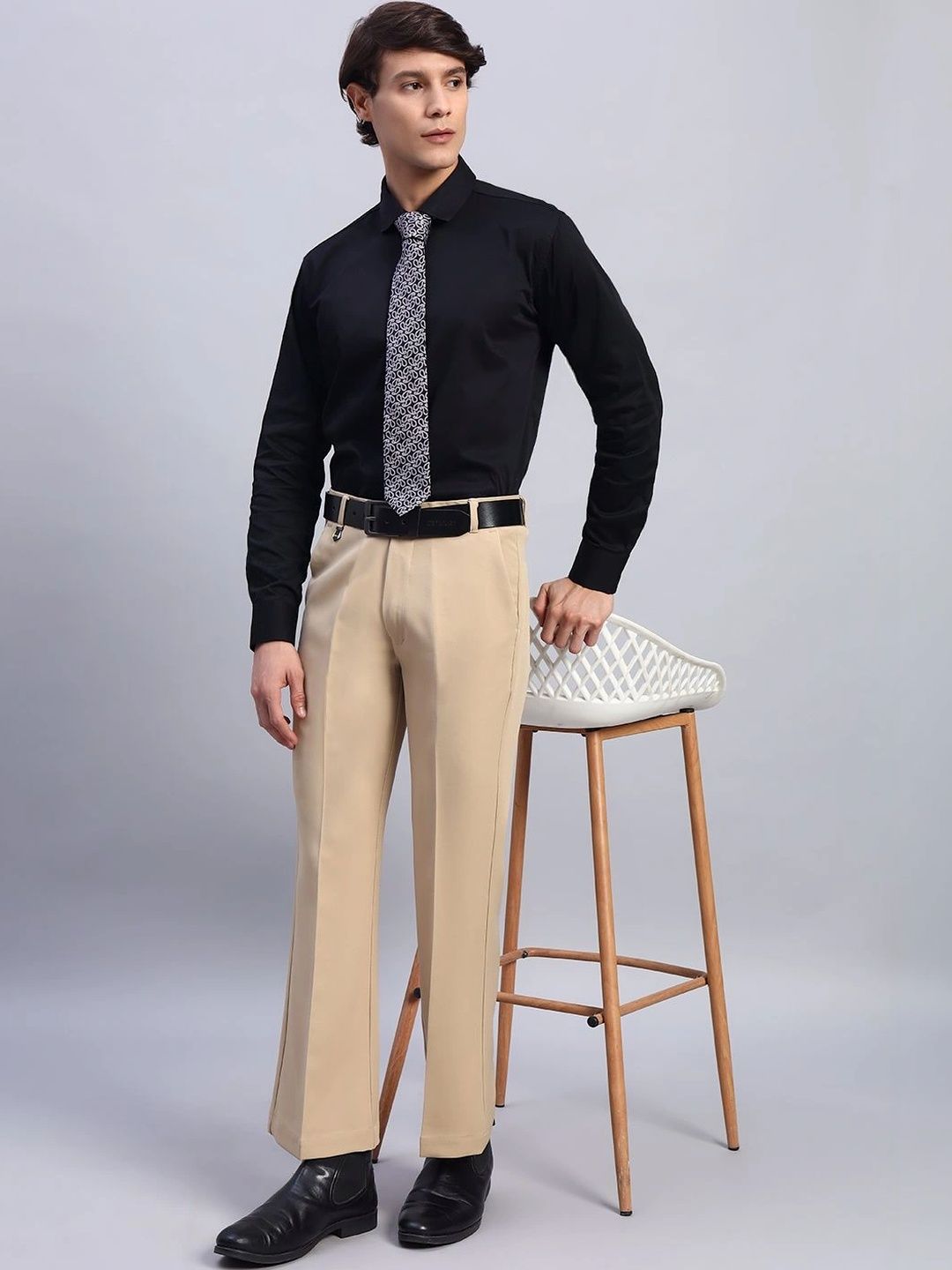 HERE&NOW Men Smart Trousers-picture-12