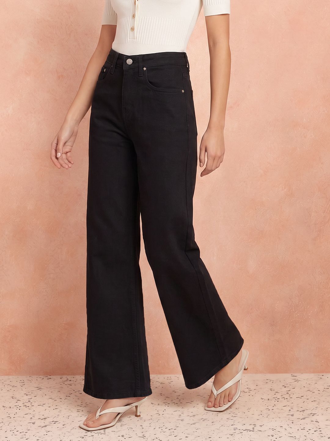 all about you Women Wide Leg Fit Stretchable Jeans-picture-14