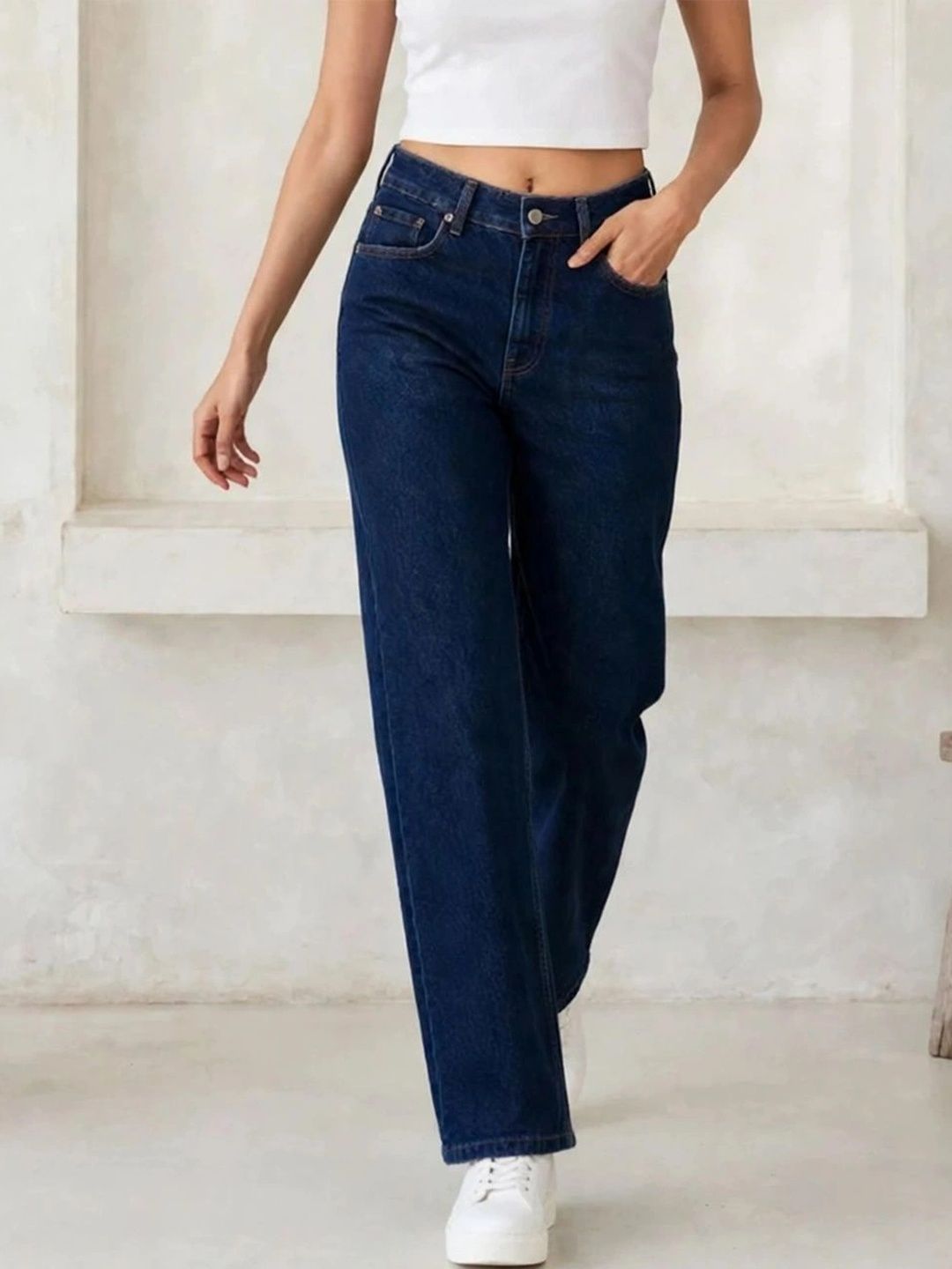 Moda Rapido Women Classic Regular Fit Mid-Rise Stretchable Jeans-picture-44