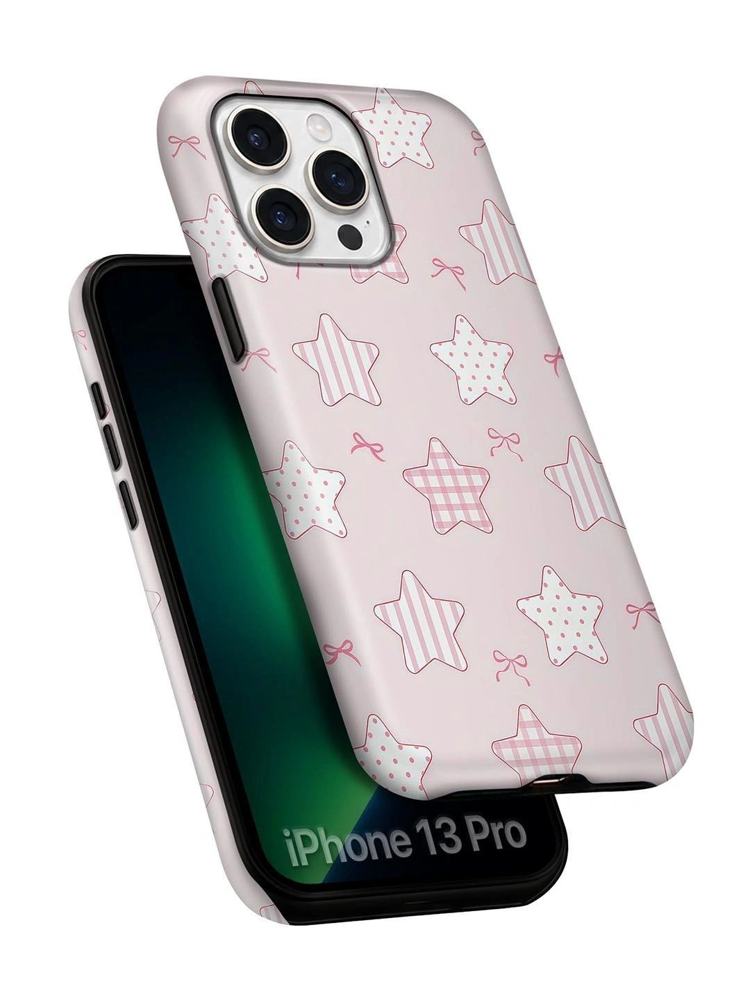 QRIOH Geometric Printed iPhone 13 Pro Back Case Mobile Accessories-picture-14