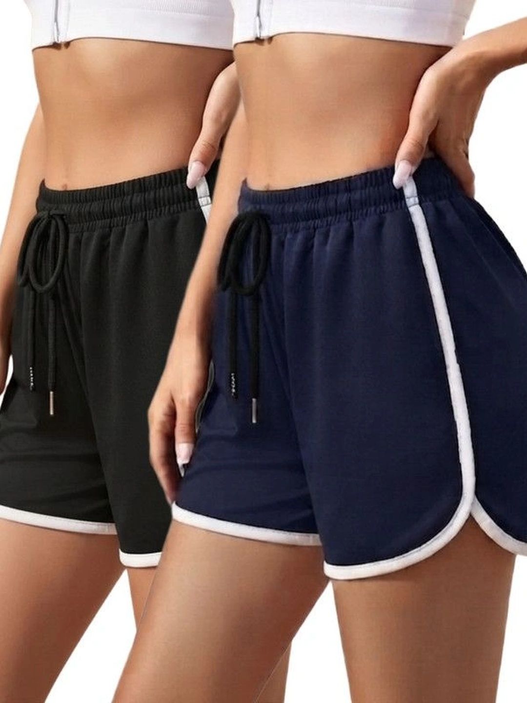 AYVINA Women High-Rise Training or Gym Sports Shorts-picture-15