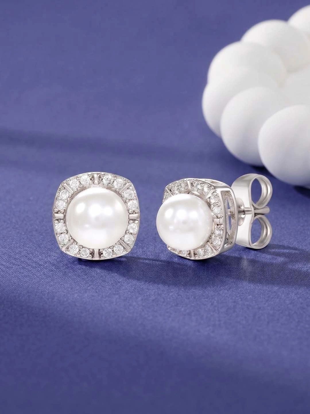 Peora Square Studs Earrings-picture-50