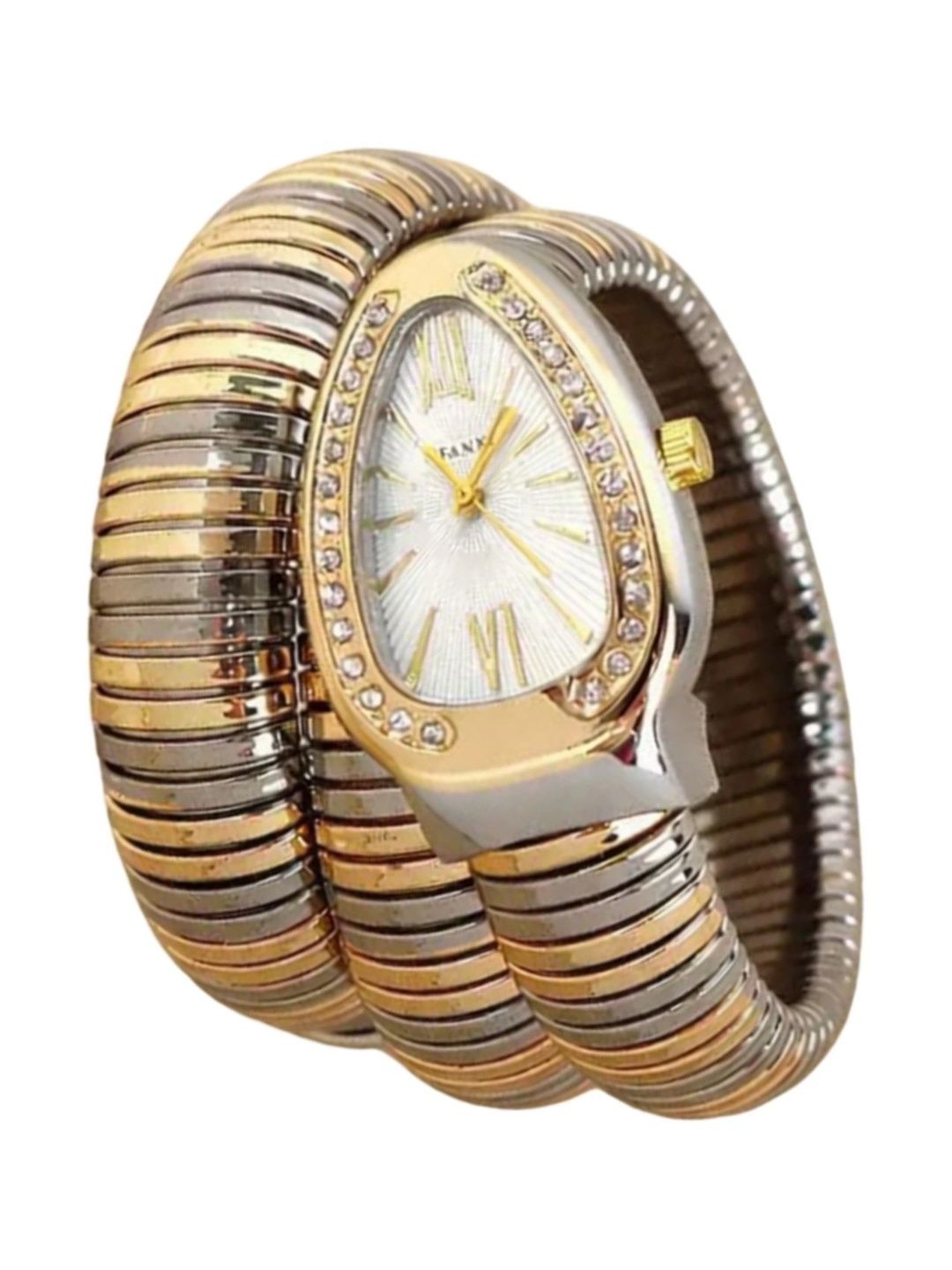 Vondex Women Dial & Stainless Steel Straps Analogue Watch AUG_PR_ P1_F_SNAKE_TWO_TONE-image-37