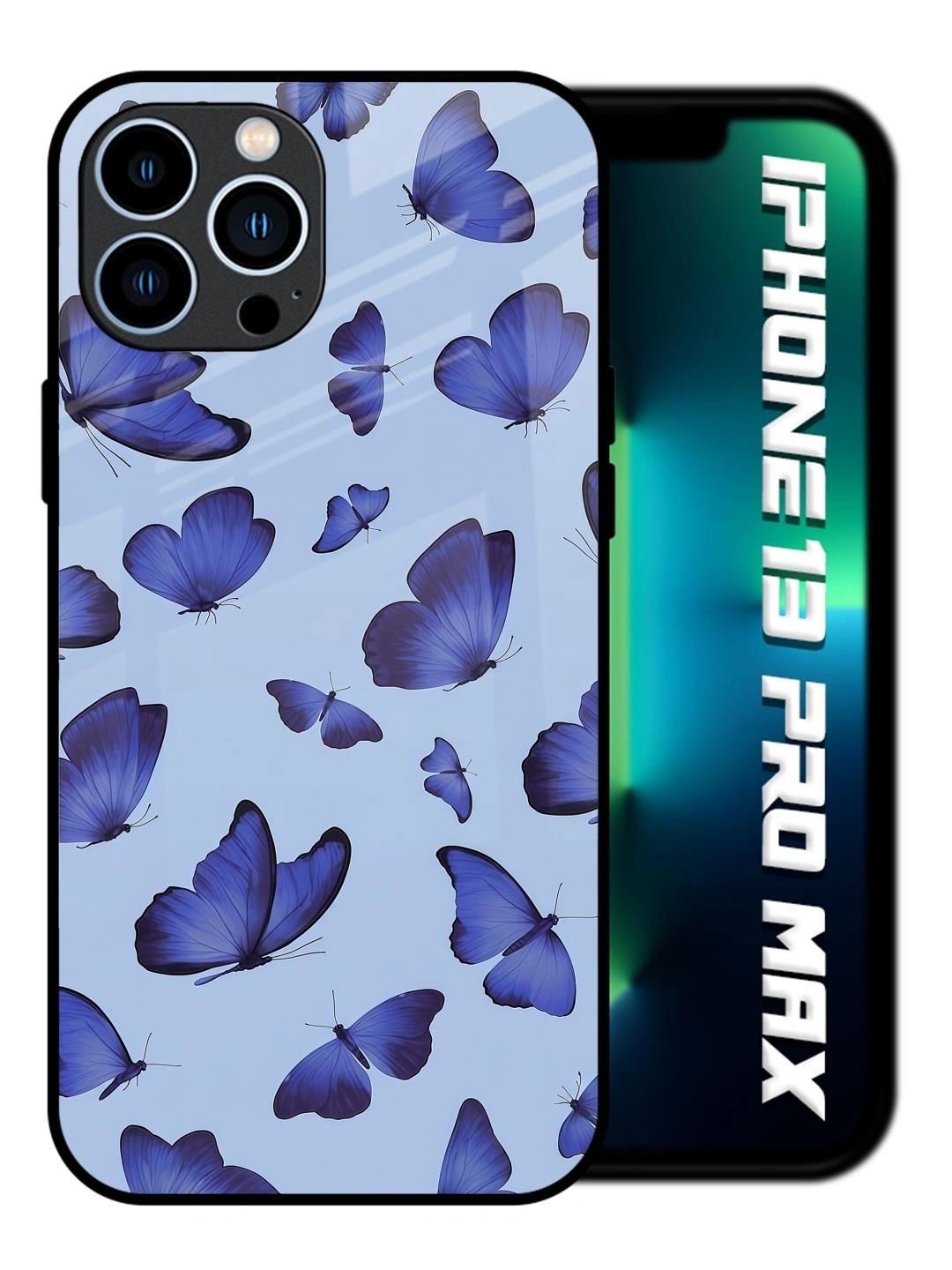 QRIOH Floral Printed iPhone 13 Pro Max Back Case Mobile Accessories-picture-17