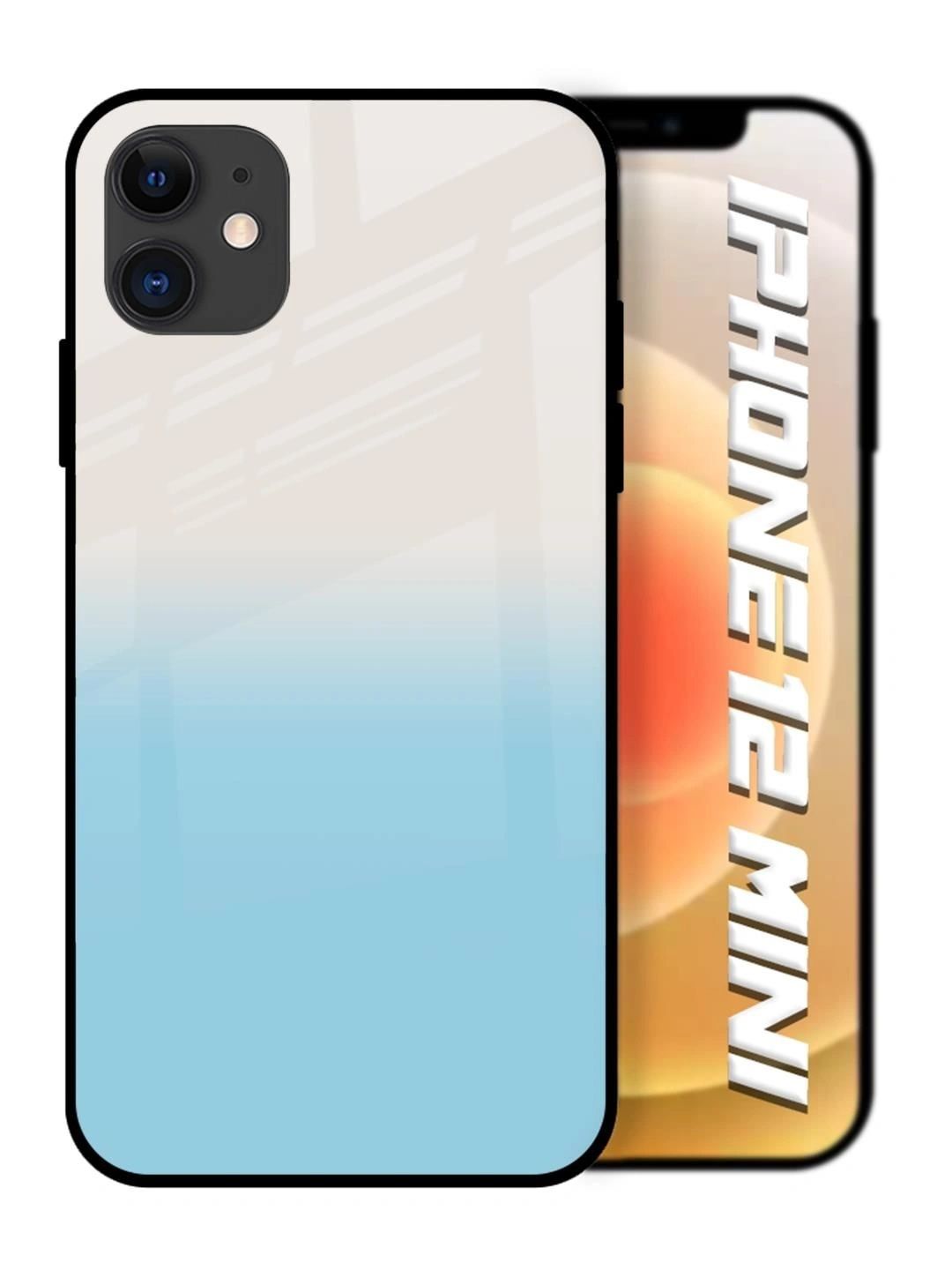 QRIOH Solid Printed iPhone 12 Mini Back Case Mobile Accessories-picture-19