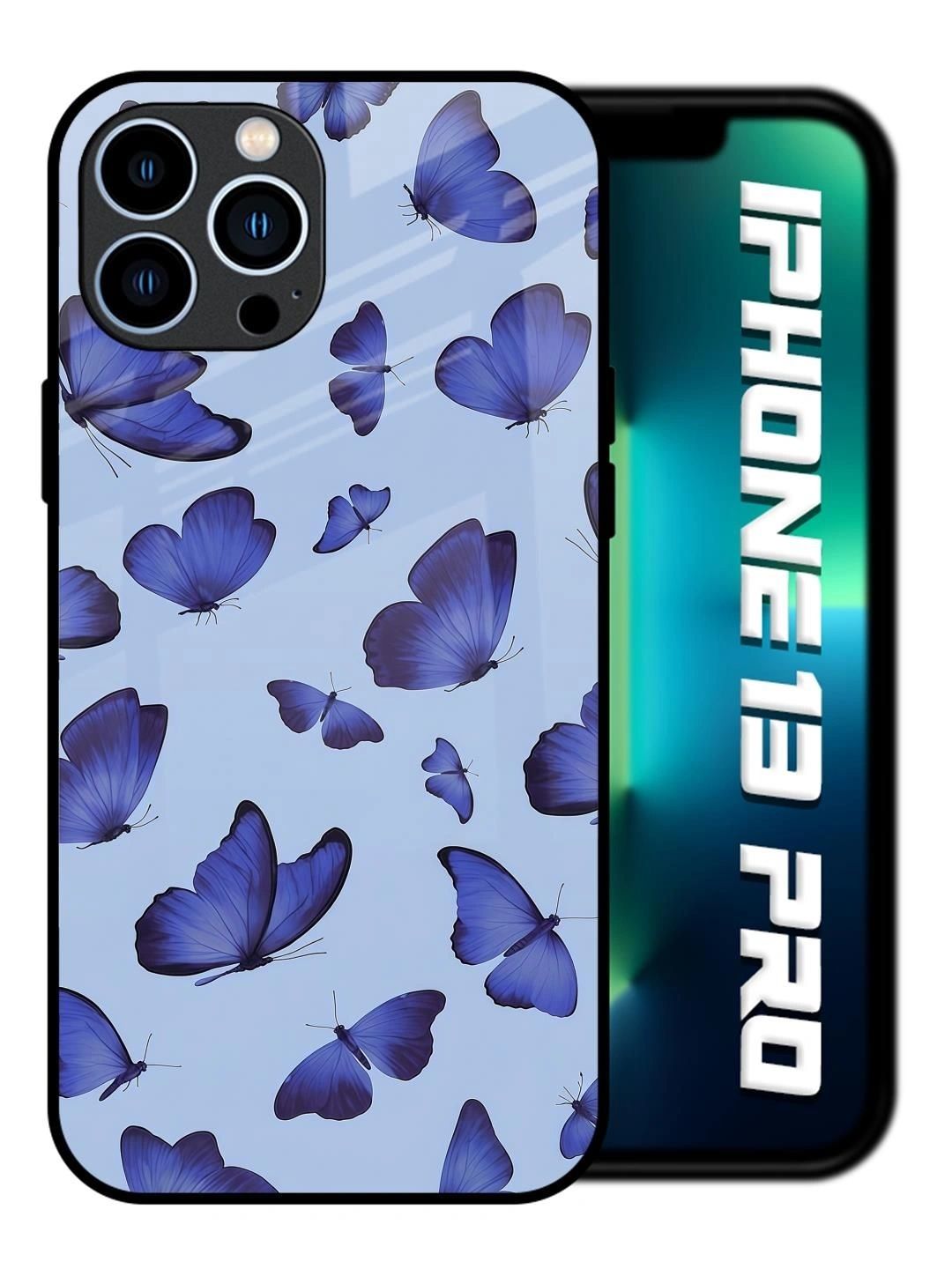 QRIOH Floral Printed iPhone 13 Pro Back Case Mobile Accessories-picture-11