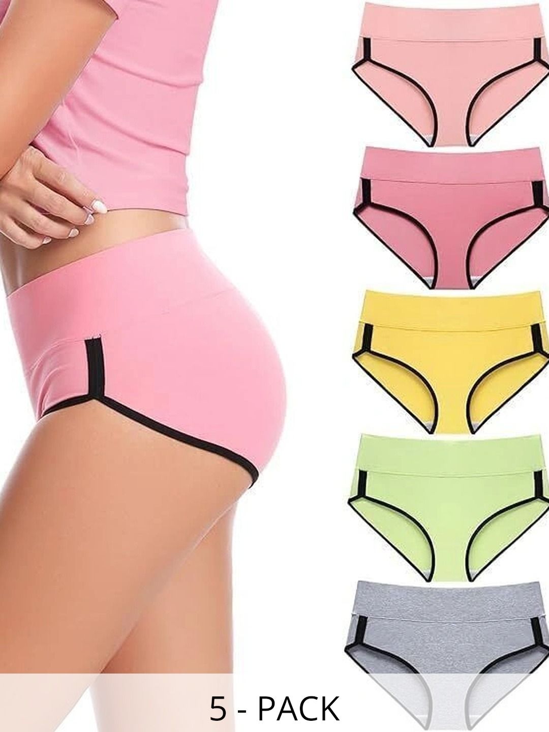 Bebron Women Pack of 5 Assorted Bikini-picture-28