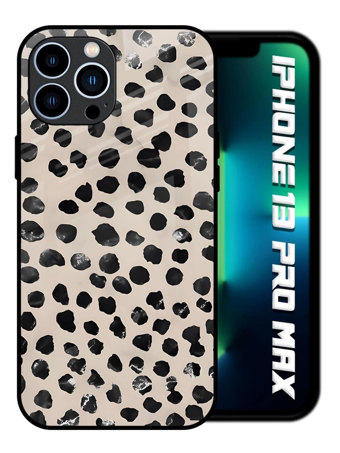 QRIOH Abstract Printed iPhone 13 Pro Max Back Case Mobile Accessories-image-38