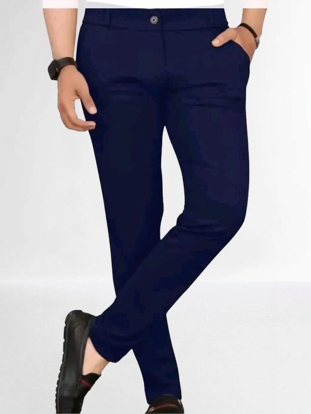 Nitya TrackP Men Smart Slim Fit Trousers-picture-55