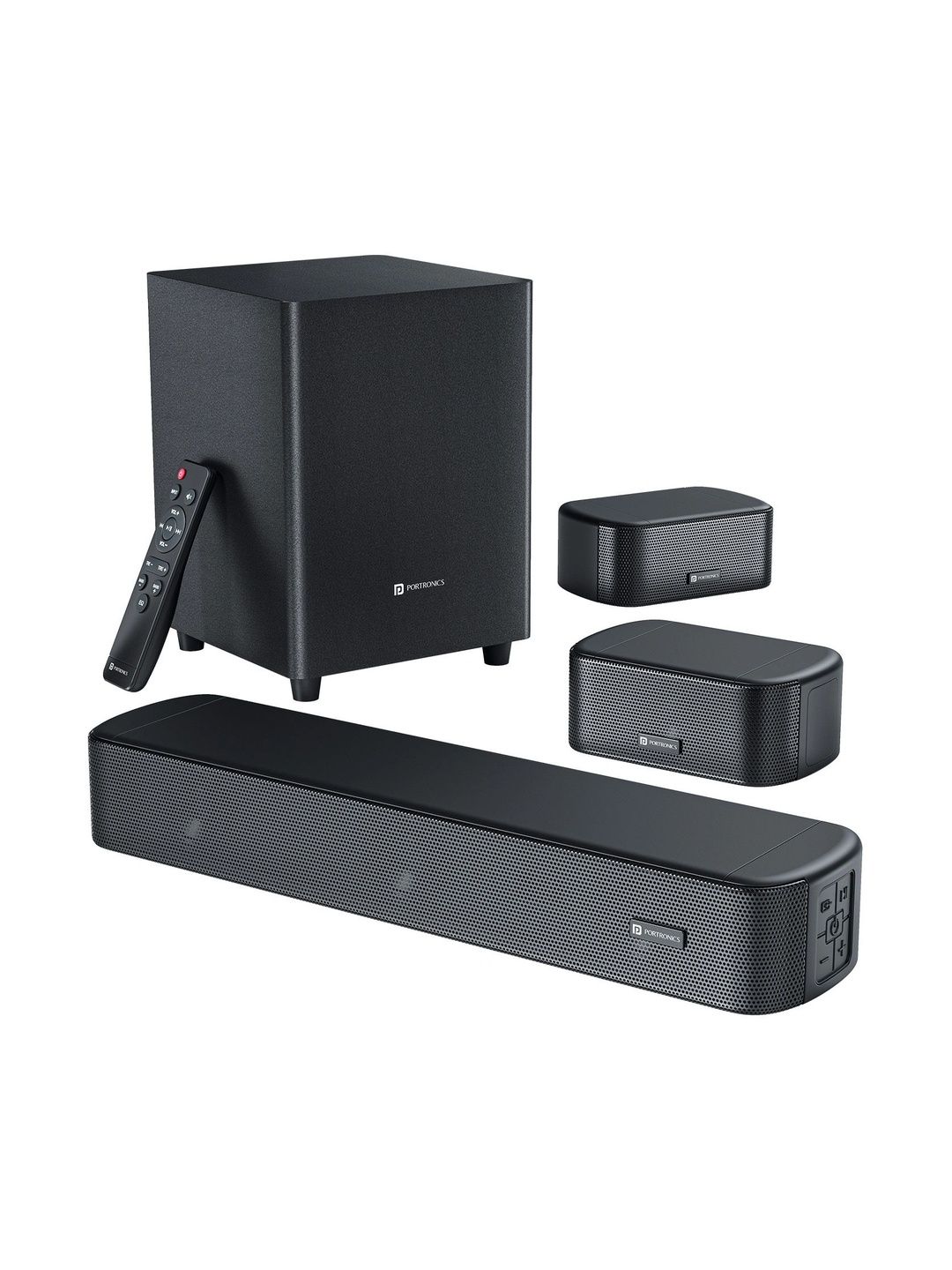 Portronics Pure Sound Pro X2 Sound Multiple EQ Modes Dual Satellite Speakers - 150W-picture-13