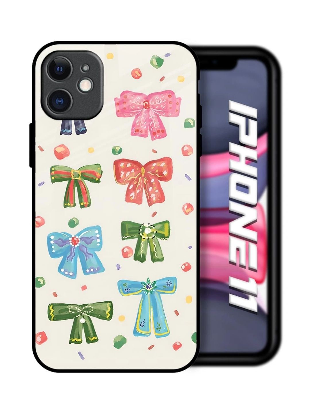 QRIOH Conversational Printed iPhone 11 Back Case Mobile Accessories-picture-14