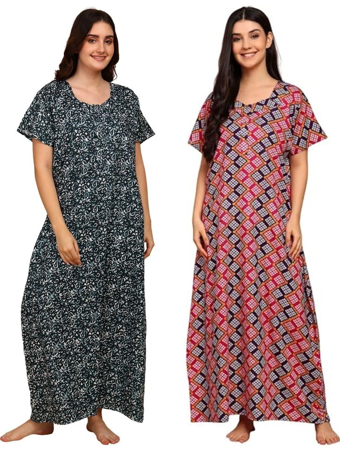 KBNBJ Printed Maxi Nightdress-picture-39