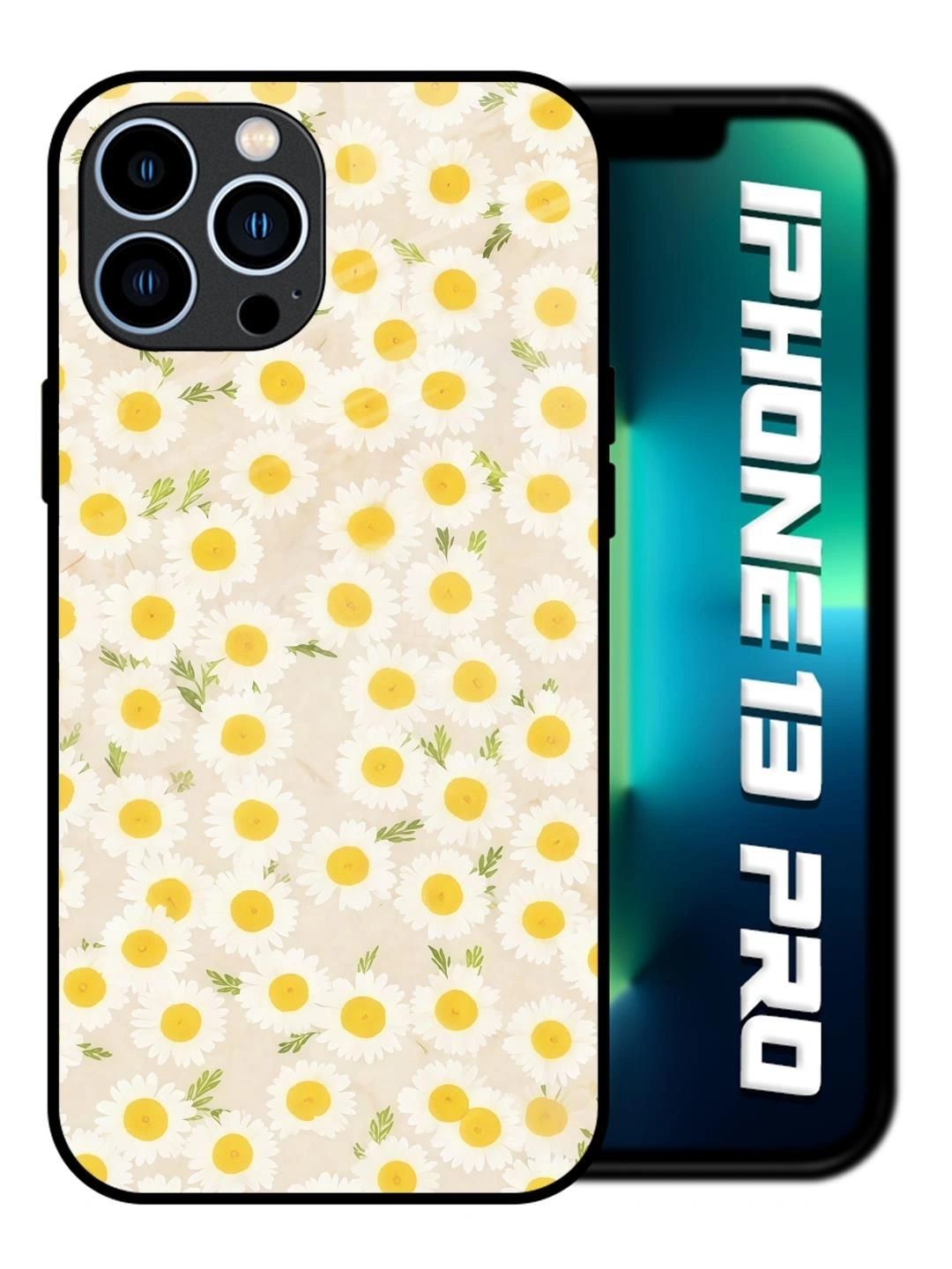 QRIOH Floral Printed iPhone 13 Pro Back Case Mobile Accessories-picture-29
