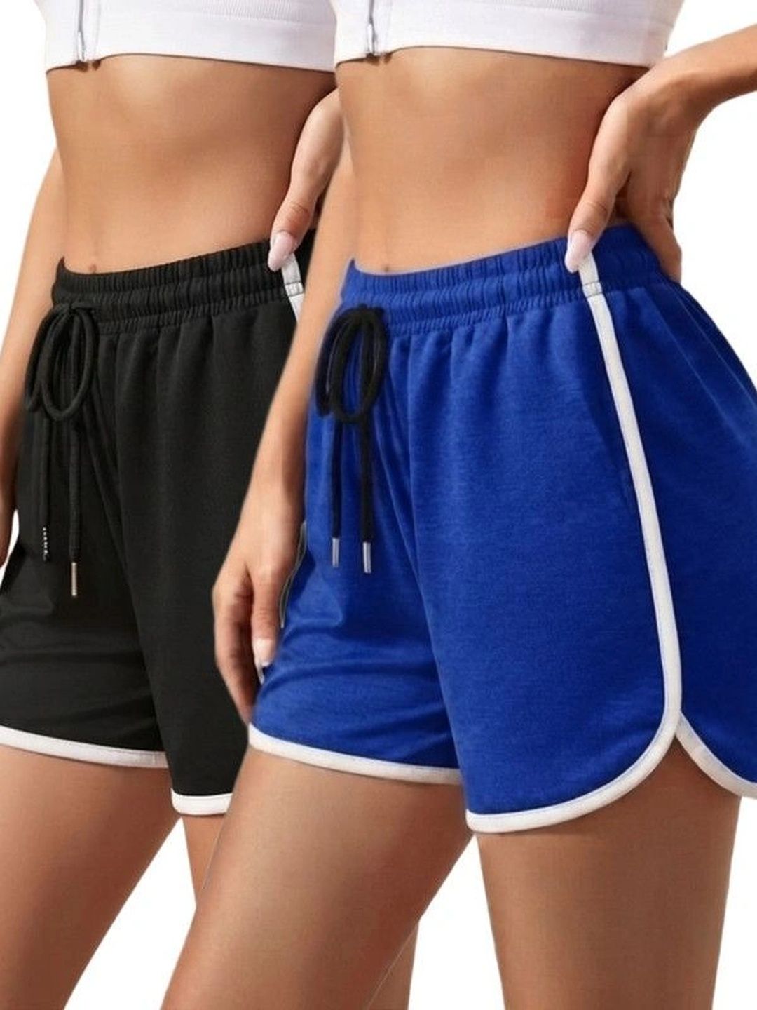 UNFLD Women High-Rise Training or Gym Sports Shorts-picture-23