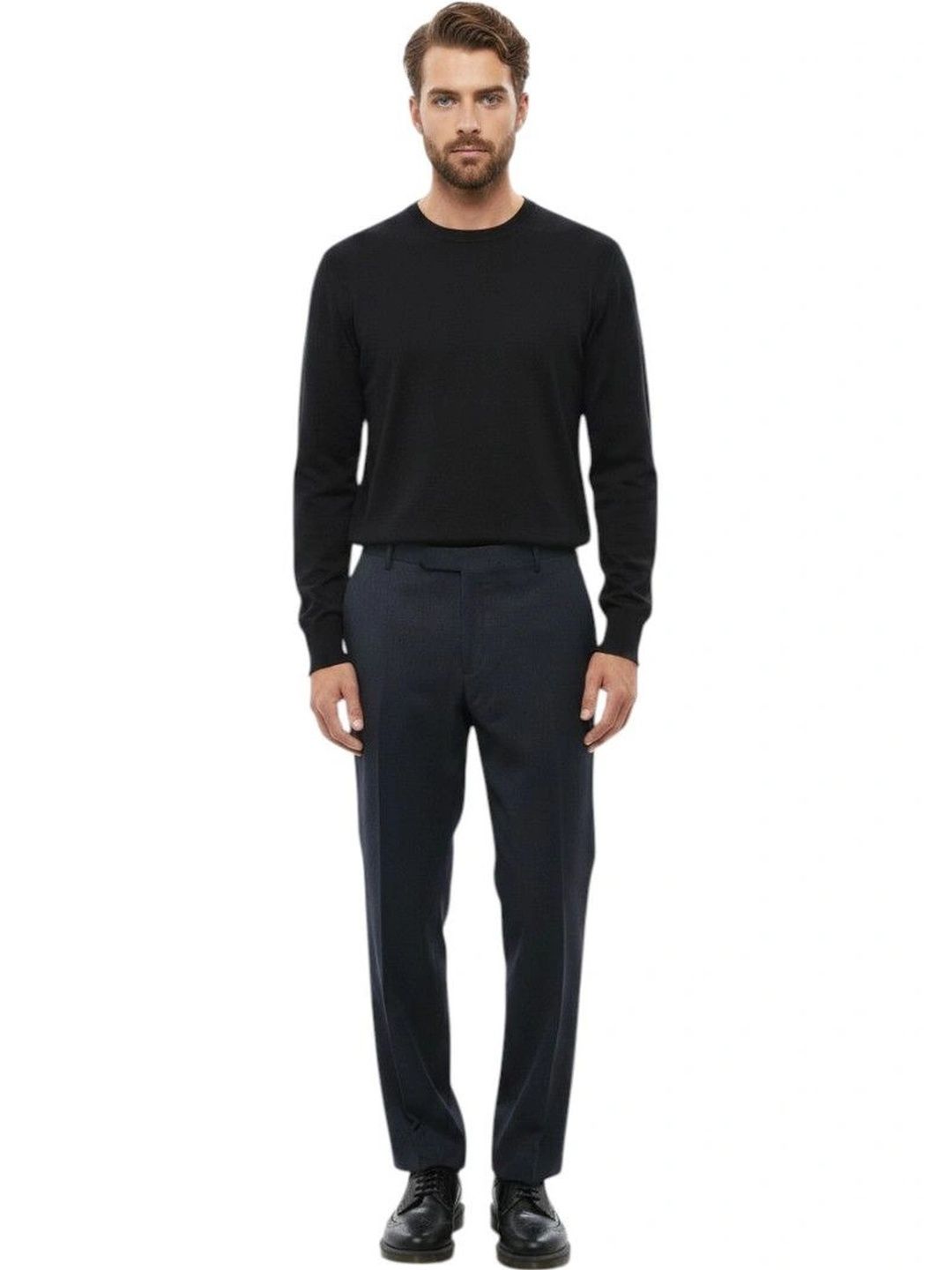 Corneliani Men Straight Fit Trousers-picture-17