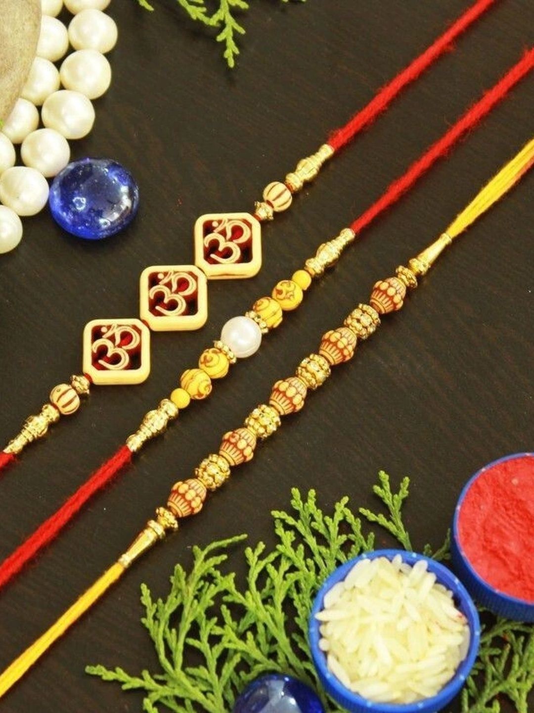 Sangria Thread Rakhi-picture-45