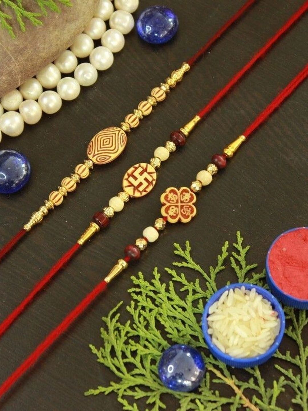 Sangria Thread Rakhi-picture-13