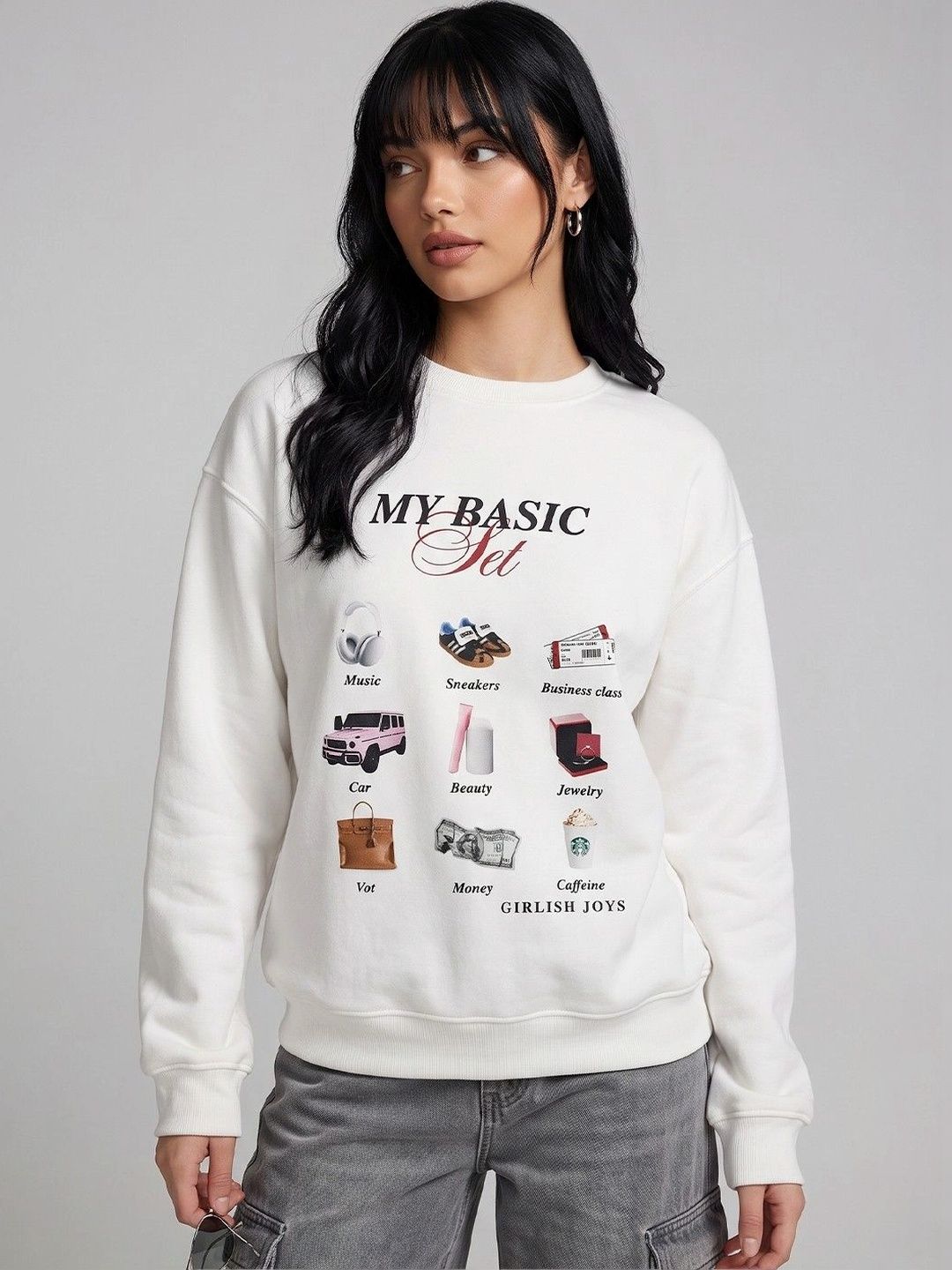 Suo Women Printed Sweatshirt-picture-35