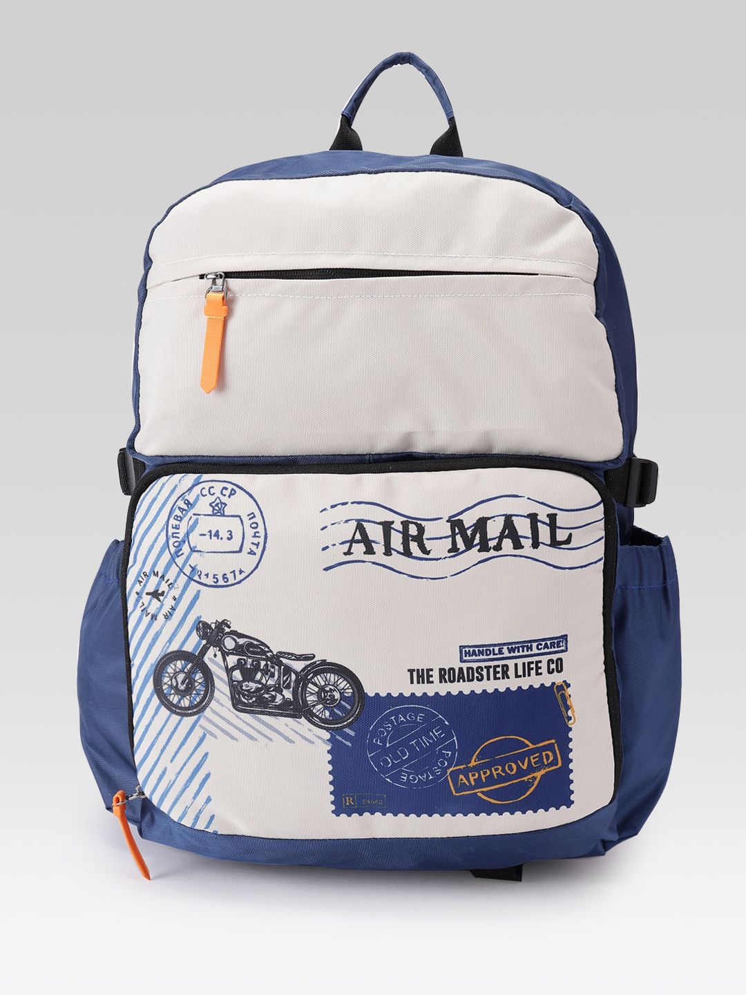The Roadster Life Co. Unisex Colourblocked Backpack with Rain Cover-picture-57