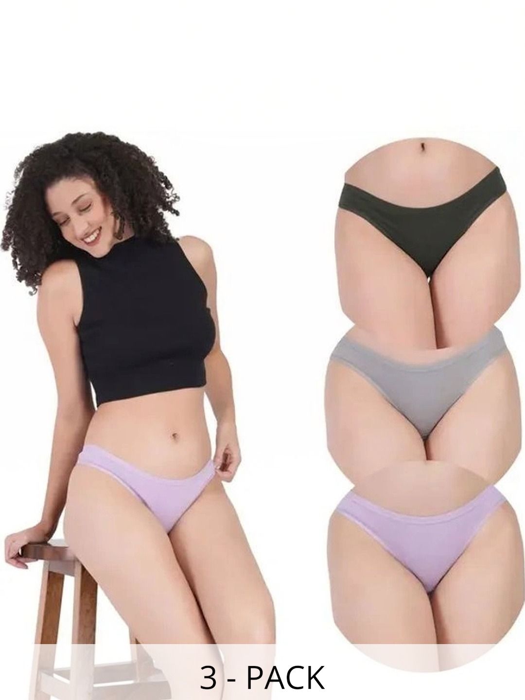 Bebron Women Pack of 3 Assorted Bikini-picture-42