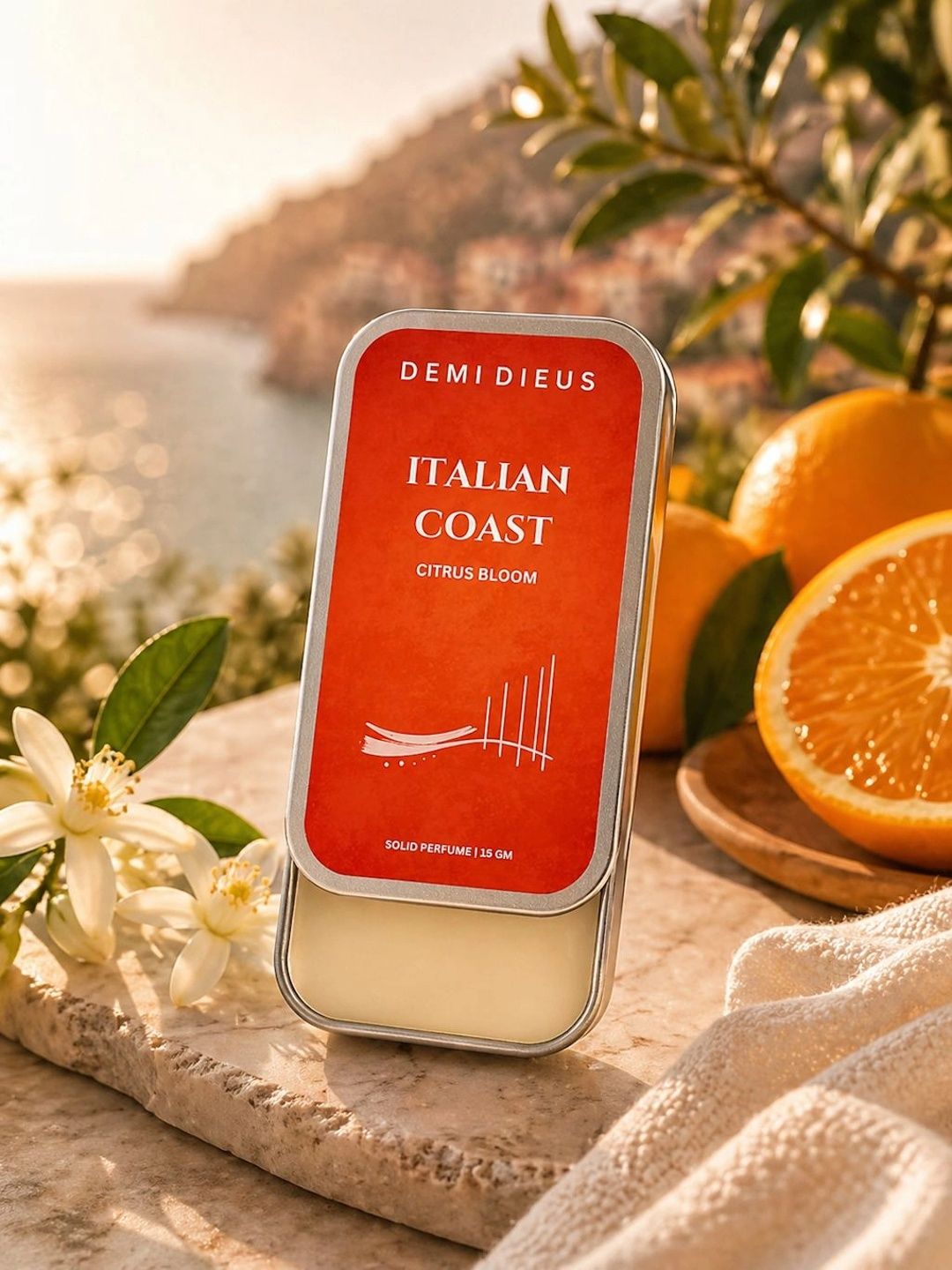 DEMI DIEUS Set of 2 Italian Coast Citrus Bloom & Paris Mornings Vanilla -15 g Each-picture-1