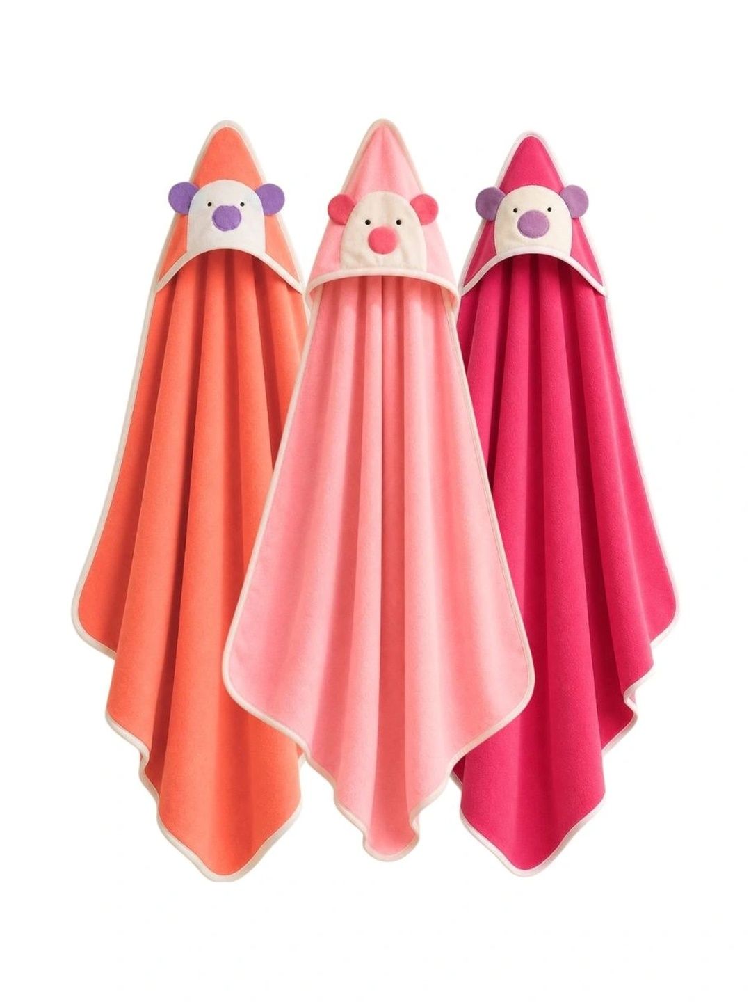 BabyZone Multicoloured Set of 3 Cartoon Characters Fleece AC Room 150 GSM Blanket-picture-32