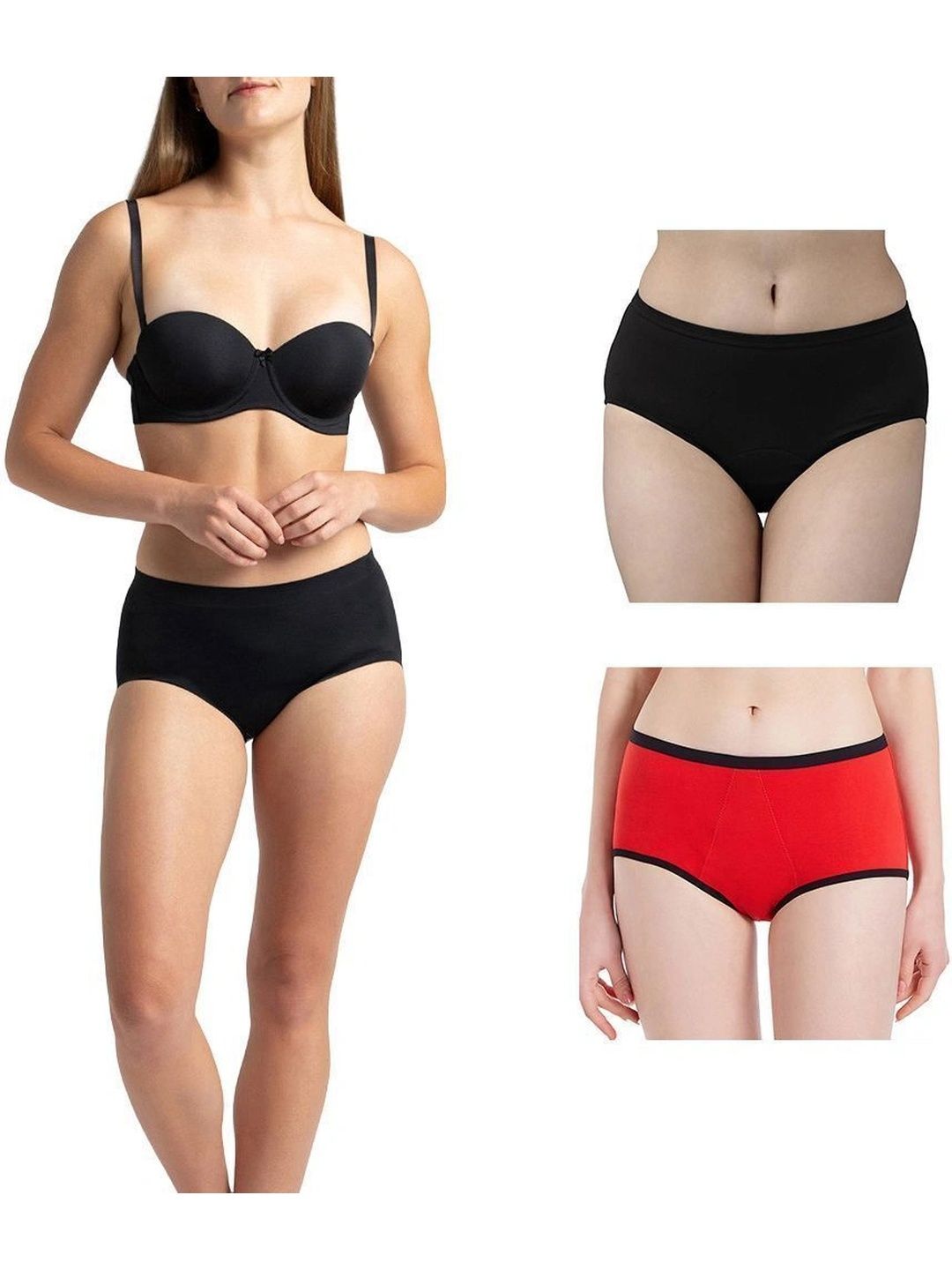 Bebron Women Pack of 2 Assorted Cotton Period Briefs-picture-42