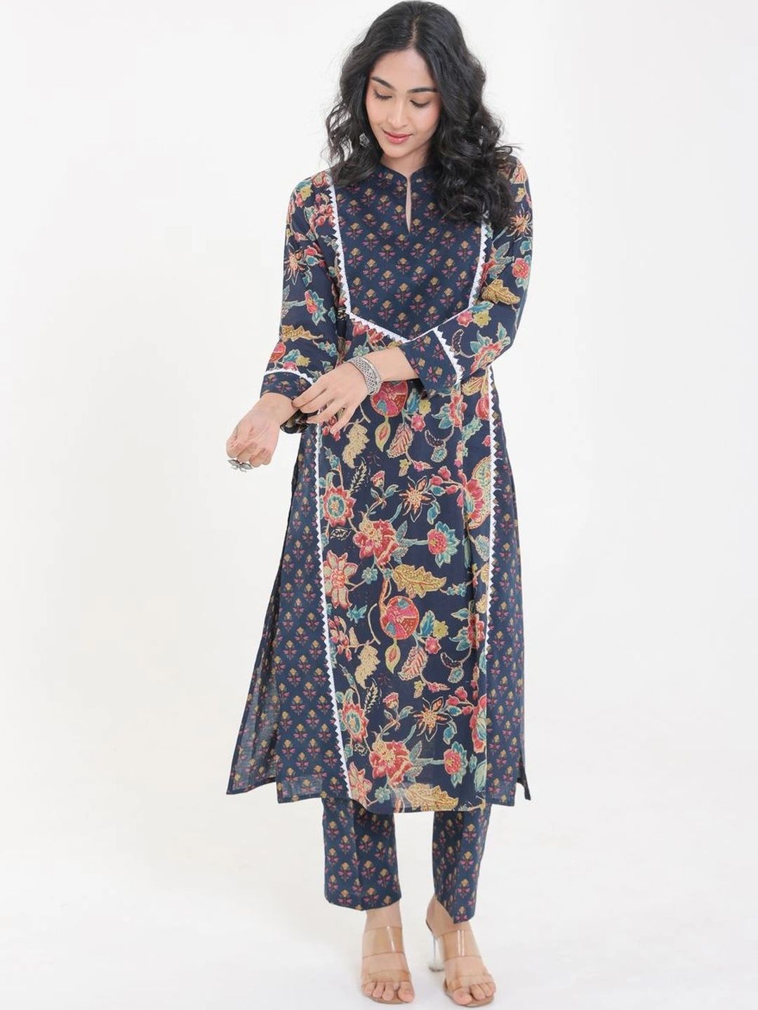 Chhaap tilak Floral Printed Pure Cotton Handloom Kurti-picture-34