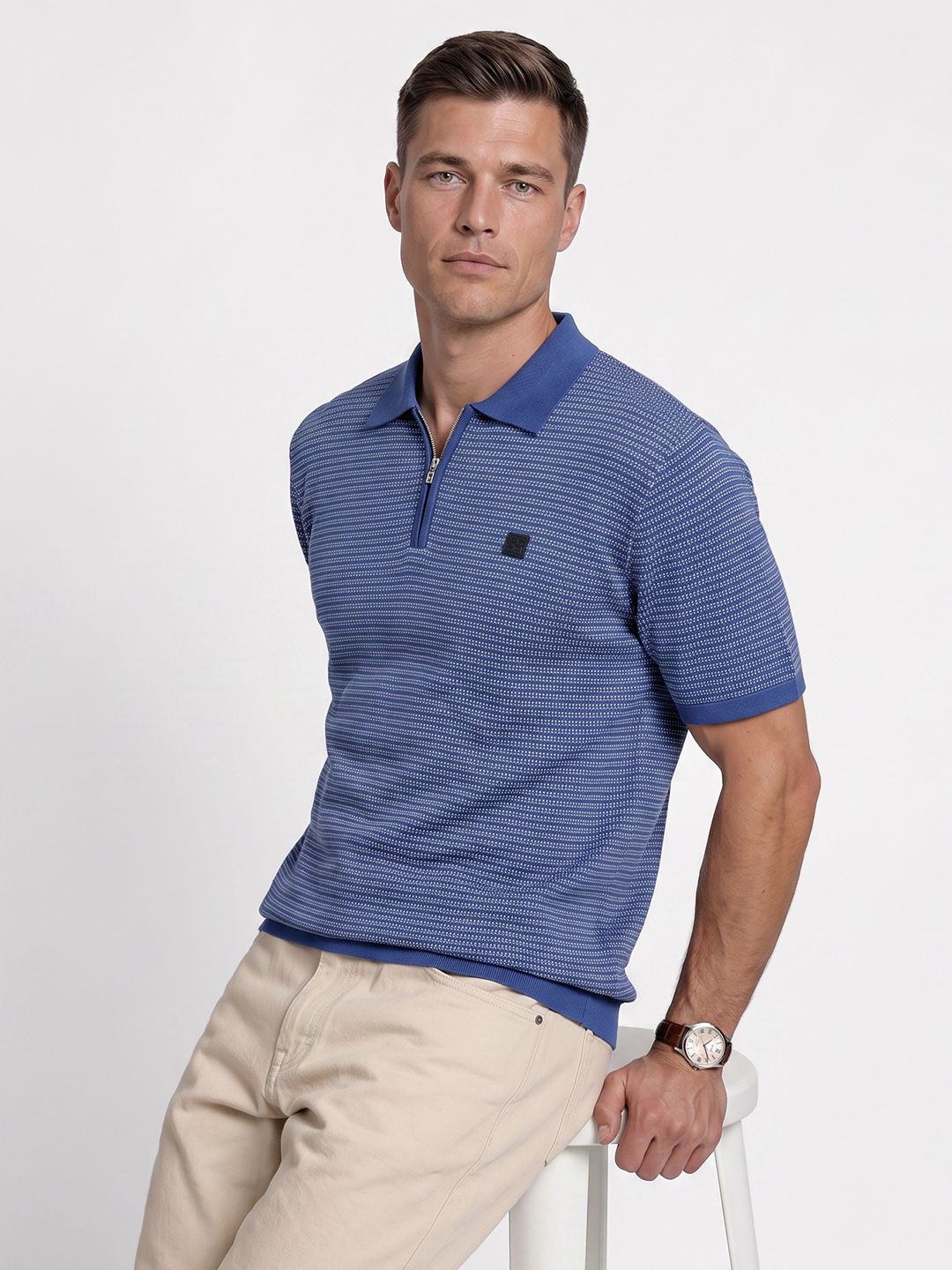 French Connection Polo Collar Pure Cotton T-shirt-picture-26
