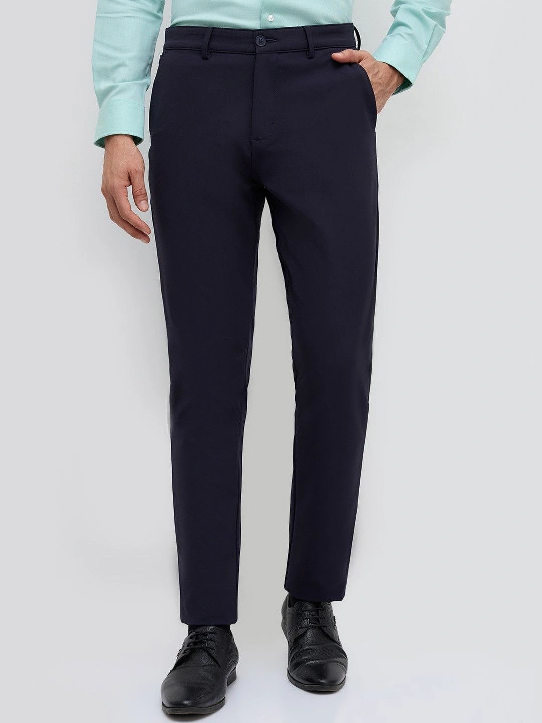 Park Avenue Men Original Tapered Fit Trousers-picture-34