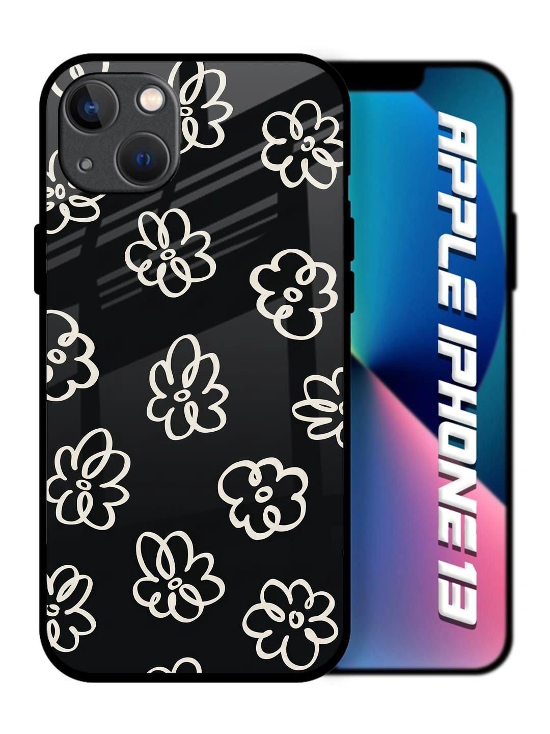 QRIOH Floral Printed iPhone 13 Back Case Mobile Accessories-picture-32