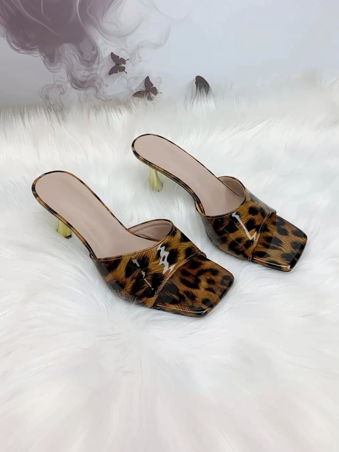 SELDOFIT Printed Party Slim Heeled Mules-picture-38