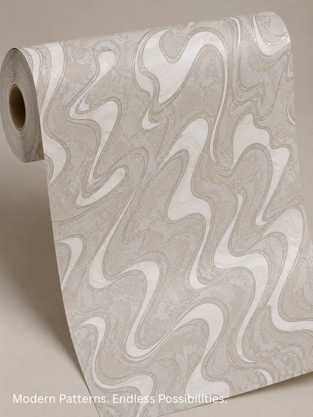 Maper Beige & Grey Printed Waterproof Wallpaper-picture-42