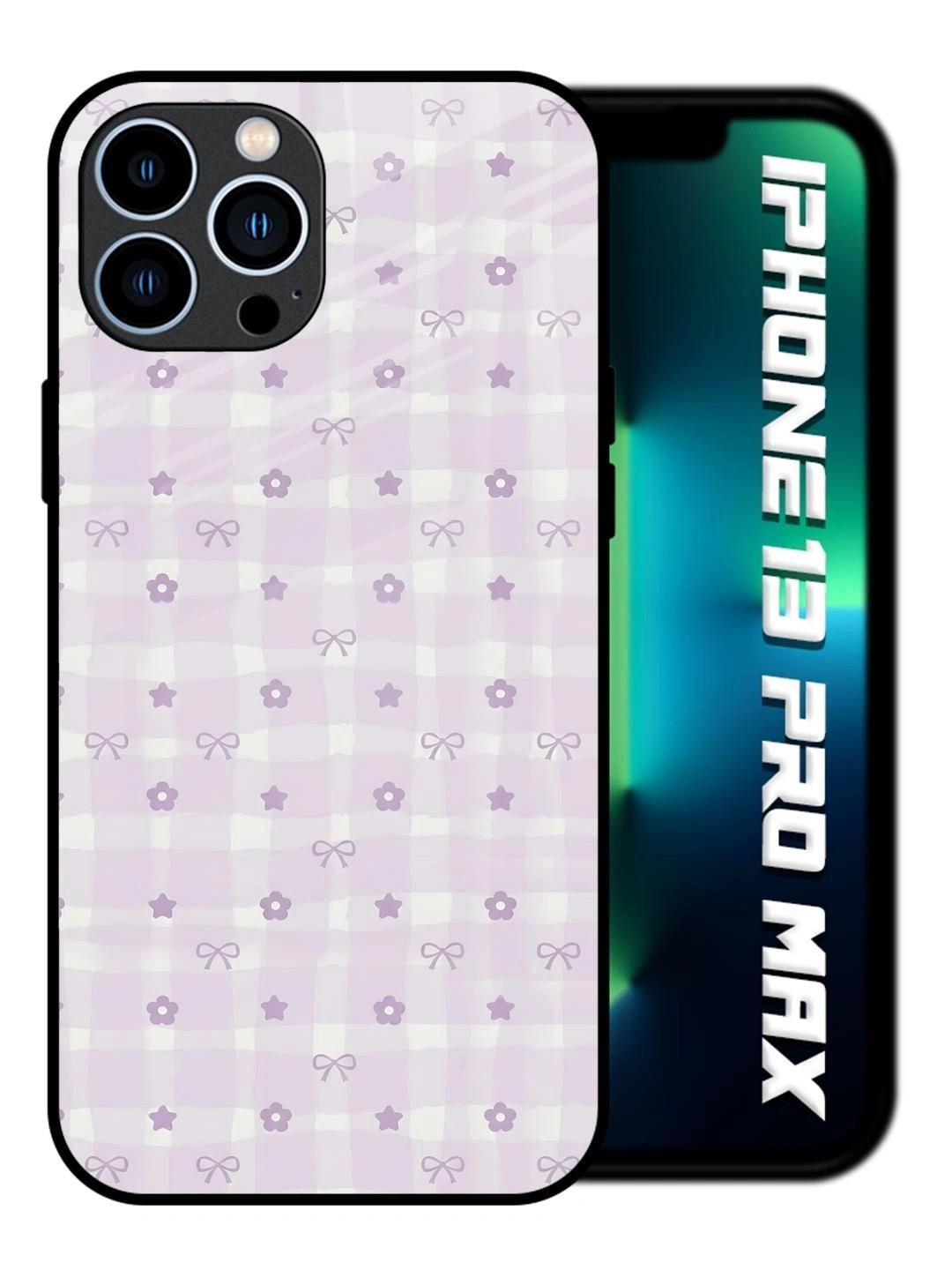QRIOH Geometric Printed iPhone 13 Pro Max Back Case Mobile Accessories-picture-21