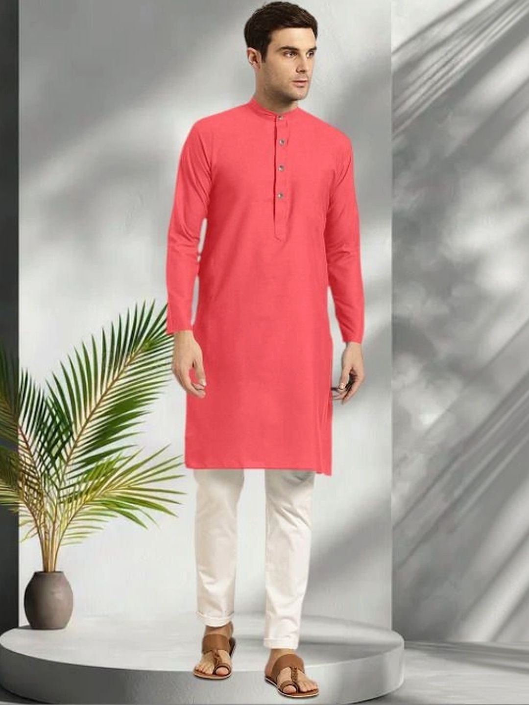 Shiv Leela Men Regular Pure Cotton Kurta with Pyjamas-picture-23