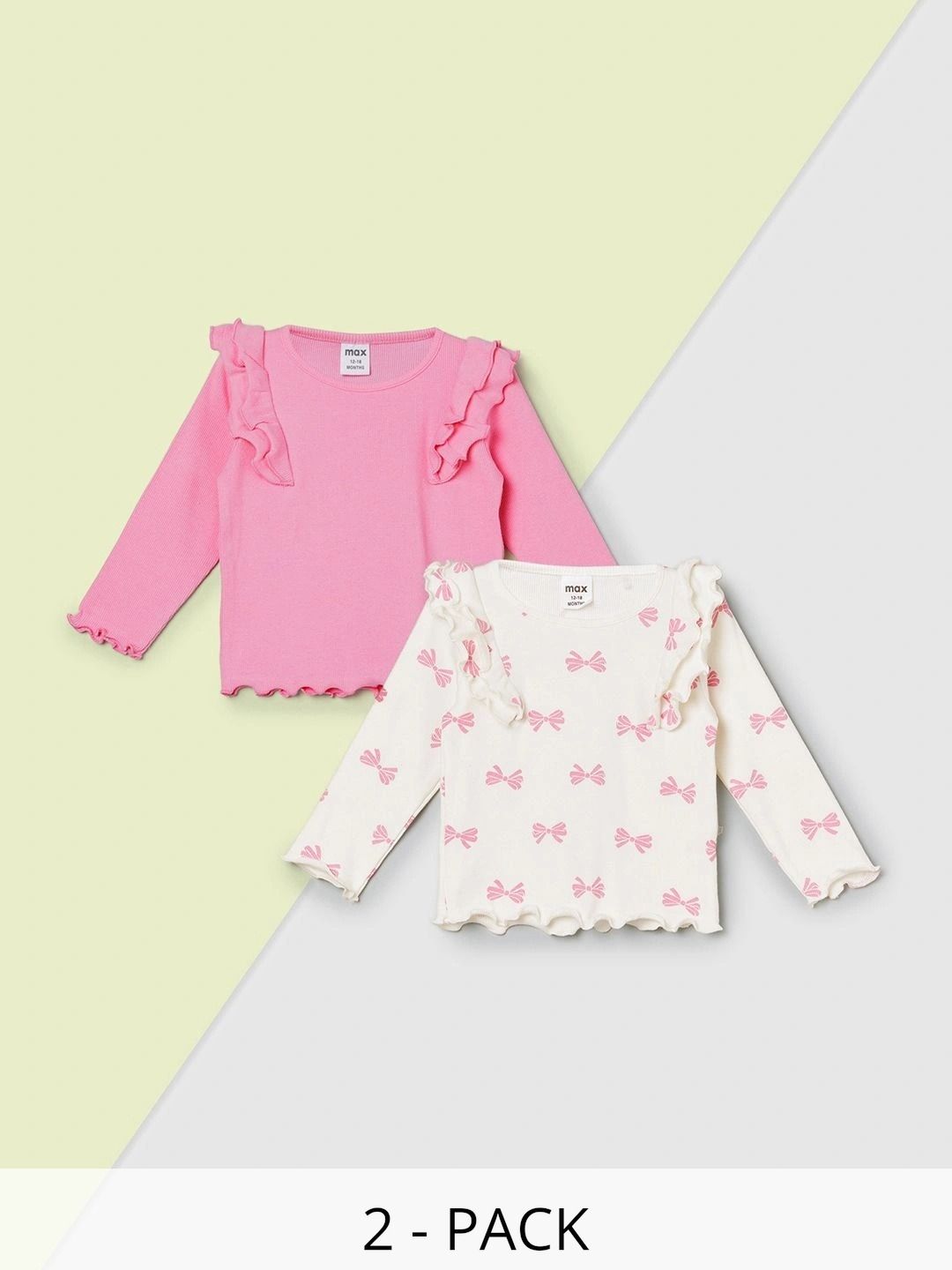 max Print Ruffles Cotton Blend Top-picture-26