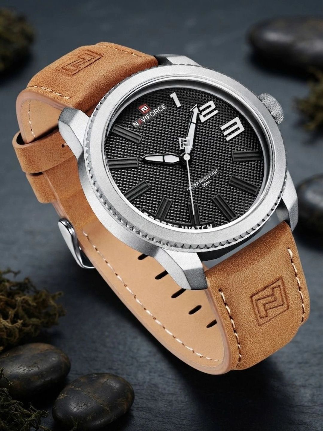 Naviforce Men Dial & Leather Straps Analogue Glow in the Dark Inlays Watch NF9202L S-W-L.BN-picture-23