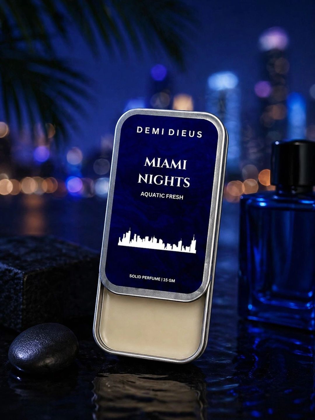 DEMI DIEUS Set of 2 Italian Coast & Miami Nights Aquatic Solid Perfume -15 g Each-picture-23