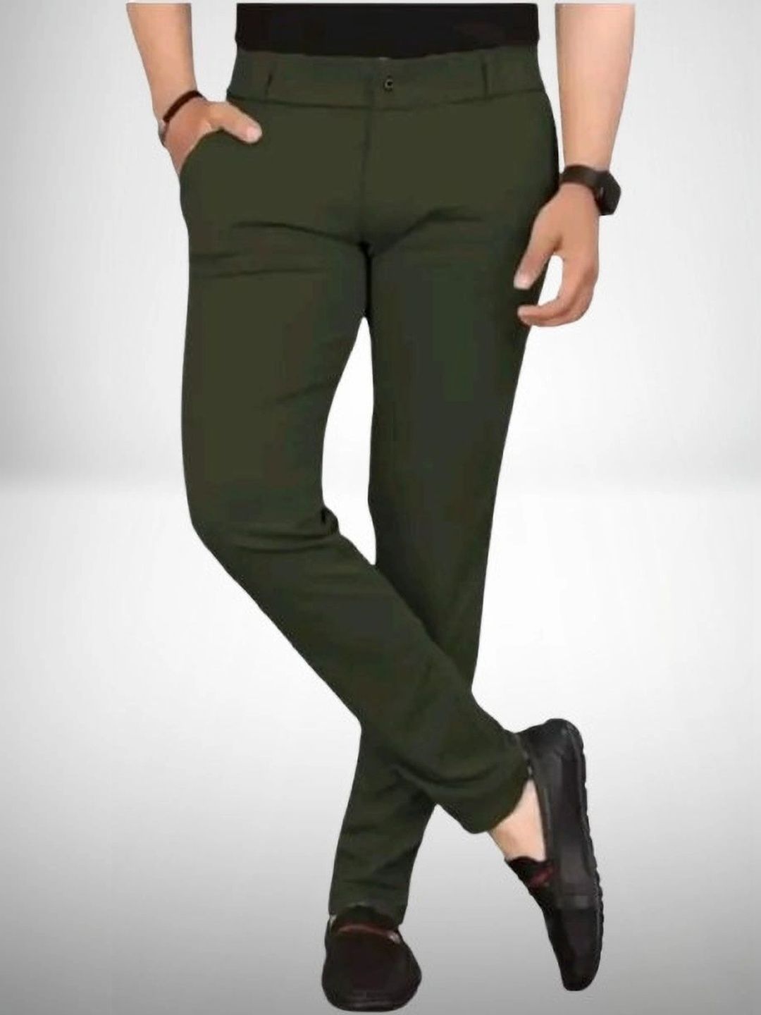 Nitya TrackP Men Smart Slim Fit Trousers-picture-32