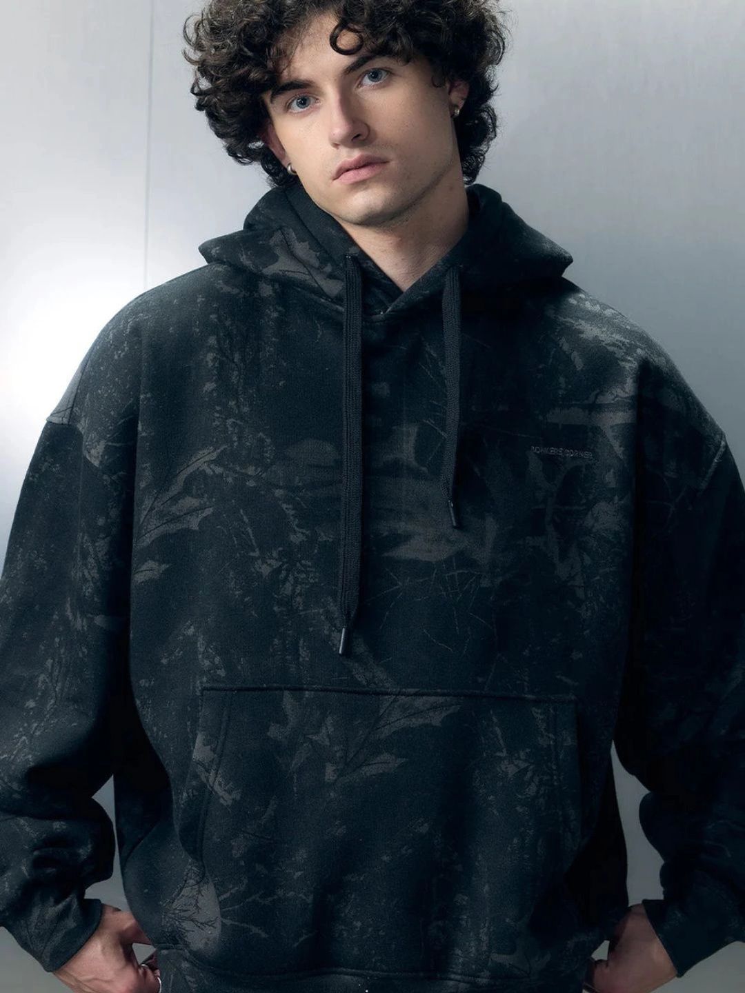 Bonkers Corner Men Printed Hooded Sweatshirt-picture-10