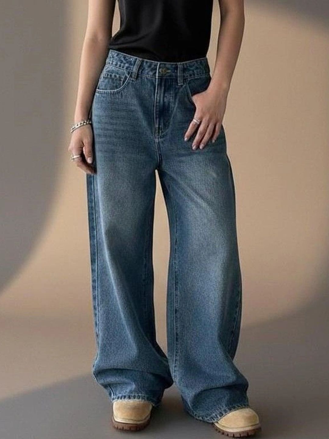H&H Women Wide Leg High-Rise Jeans-picture-36