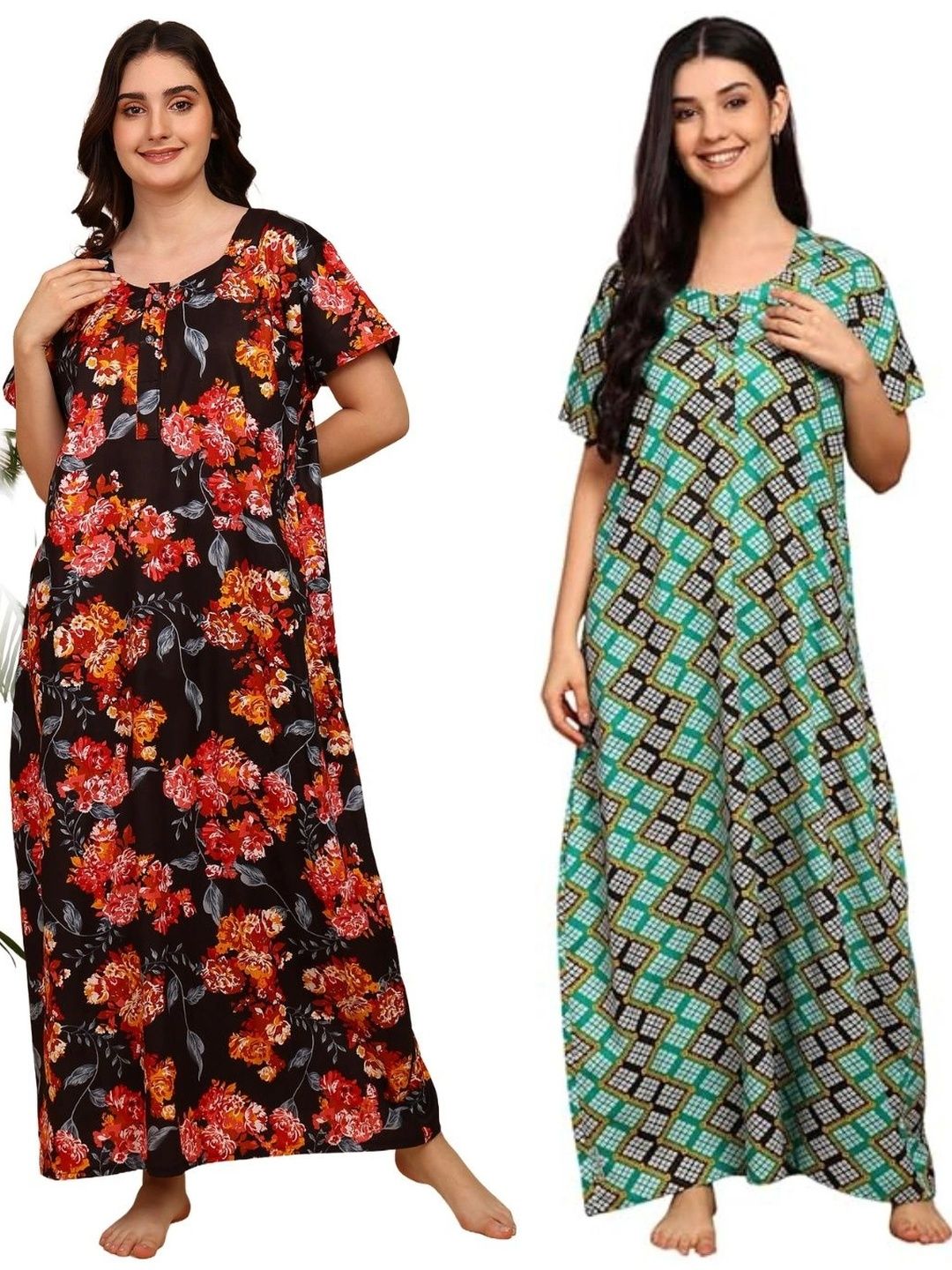 KBNBJ Printed Maxi Nightdress-picture-20