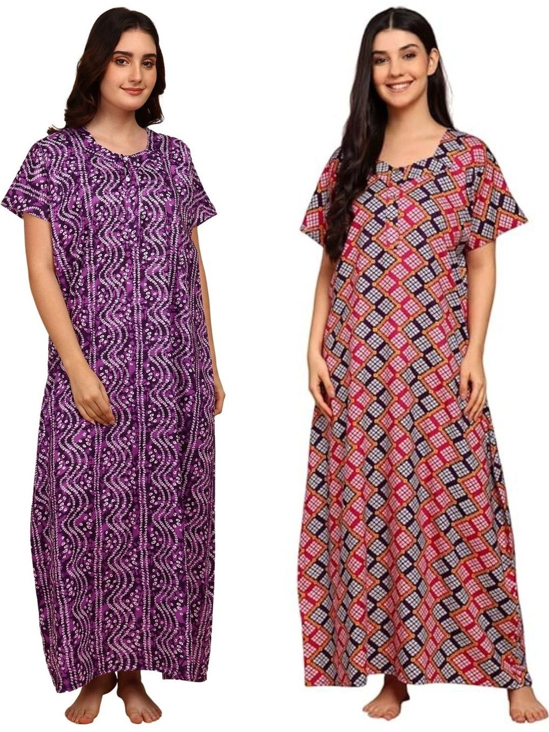 KBNBJ Printed Maxi Nightdress-picture-15
