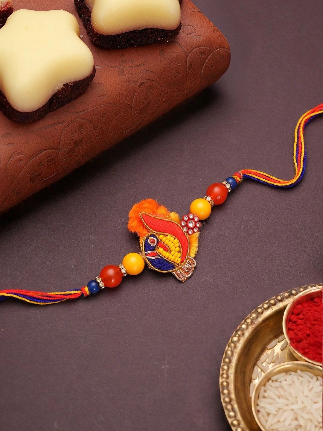 Sangria Thread Rakhi-picture-28