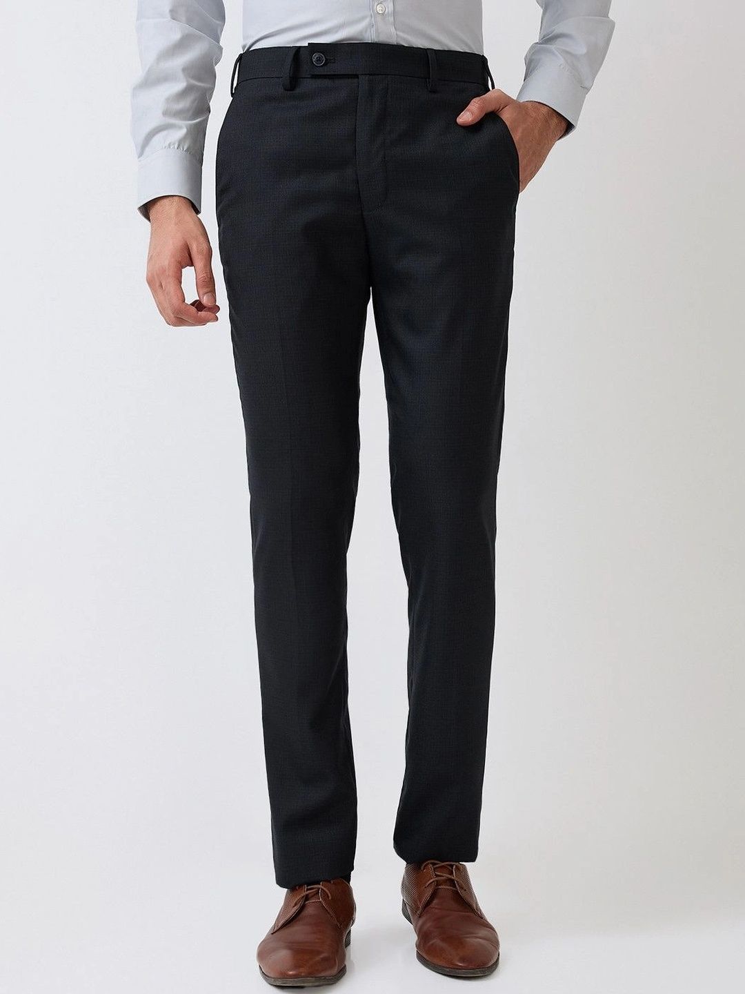 Park Avenue Men Slim Fit Trousers-picture-30