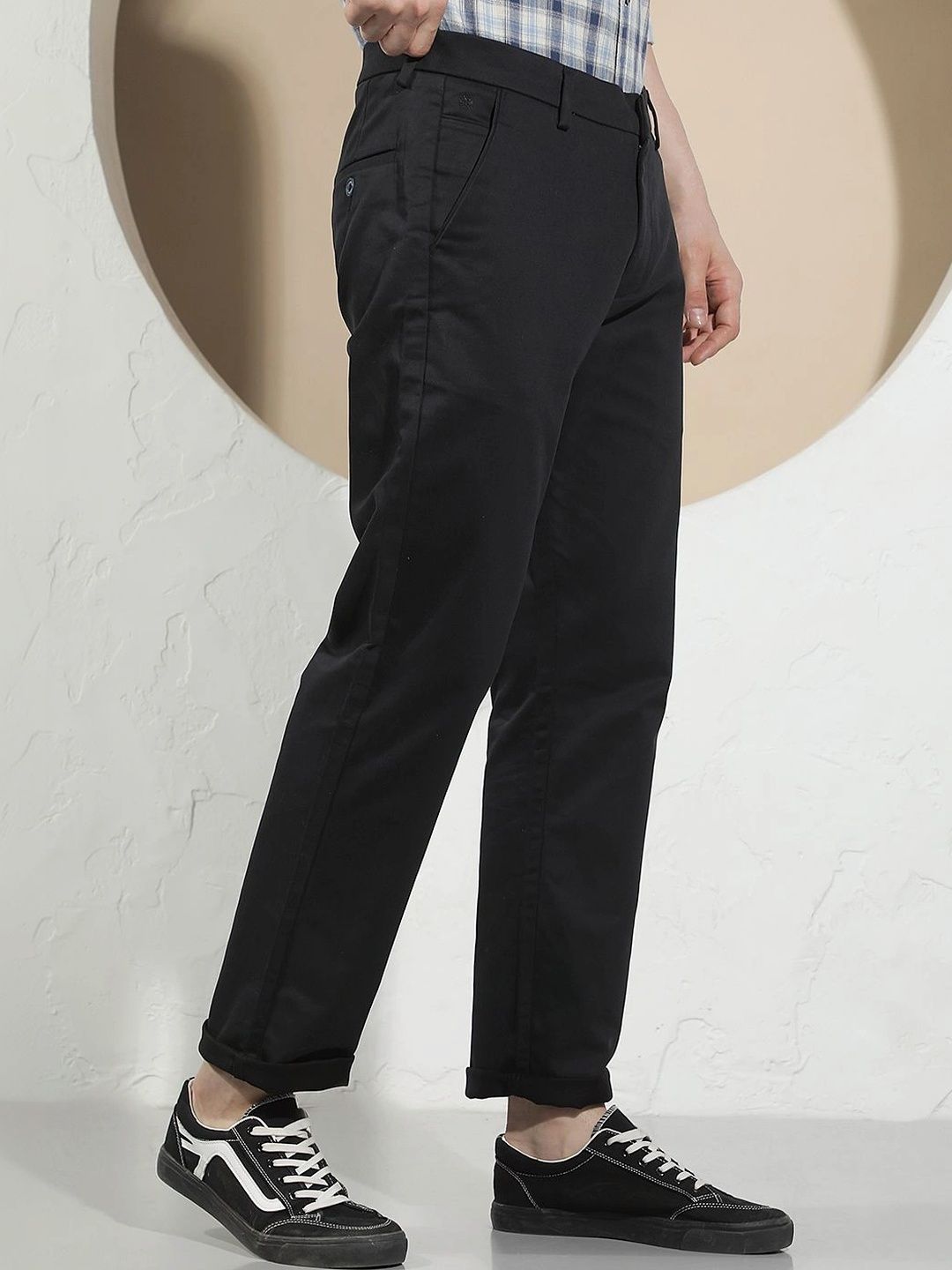 Crimsoune Club Men Slim Fit Chinos Trousers-image-43